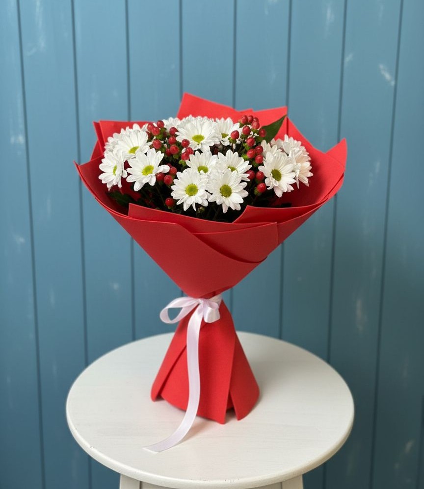 Букет цветов из: Хризантемы в Ямуге