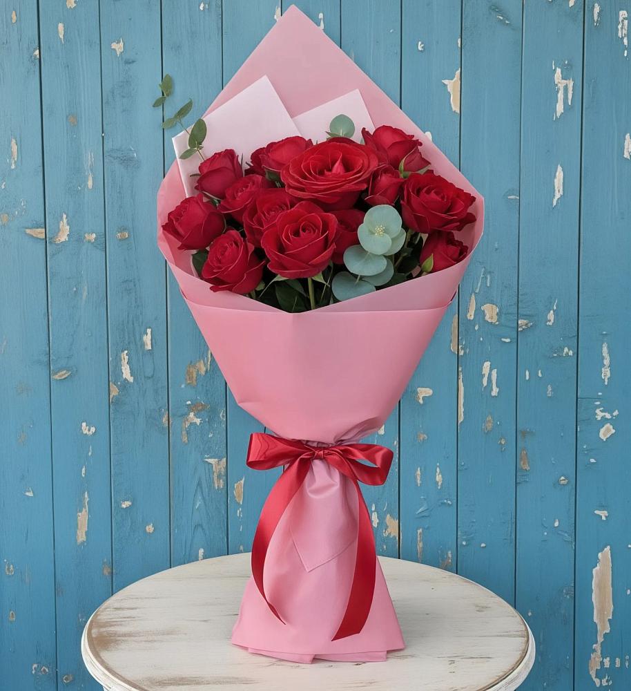 Букет цветов из: Розы в Ямуге