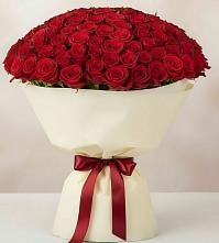 Букет 101 Красная роза Милано в Ямуге