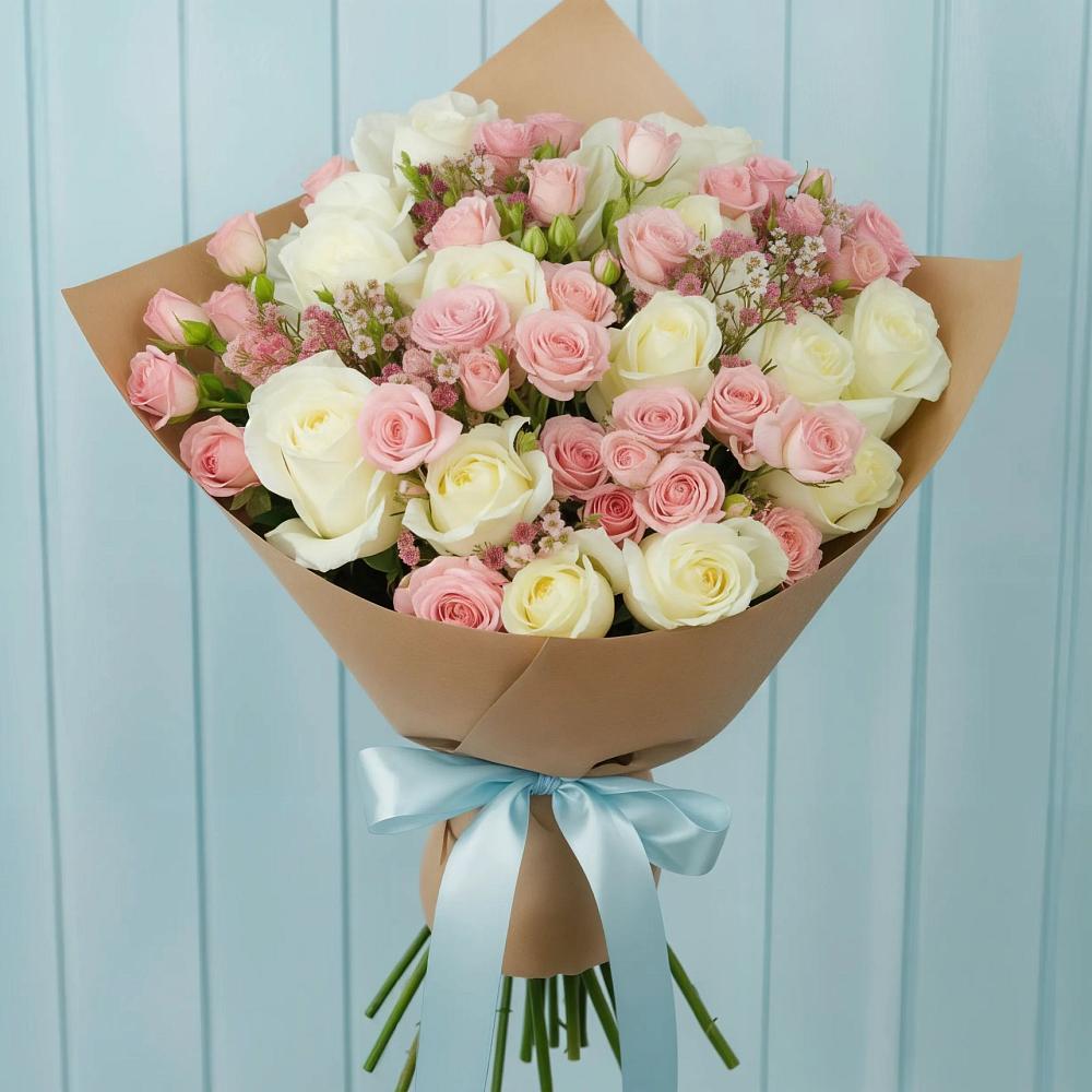 Букет цветов из: Розы в Ямуге