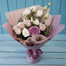 Букет цветов из:  Розы и Лизиантусы в Ямуге