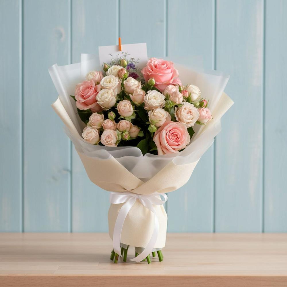 Букет цветов из: Розы в Ямуге