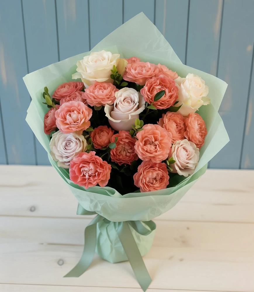 Букет цветов из: Розы в Ямуге