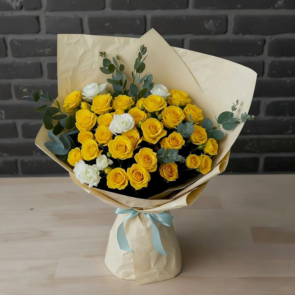 Букет цветов из: Розы в Ямуге