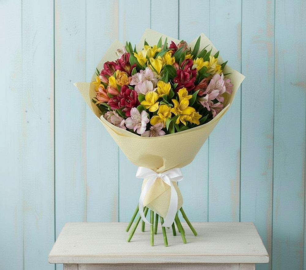 Букет цветов из: Альстромерии в Ямуге