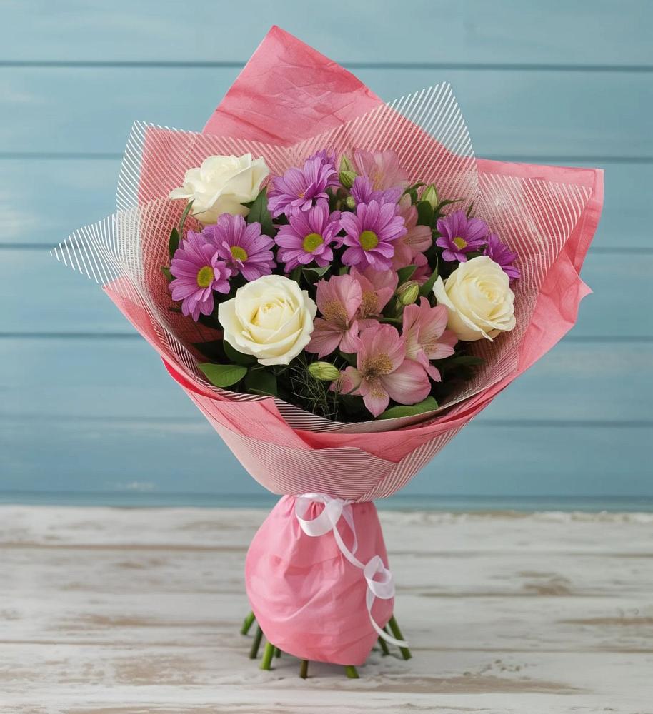 Букет цветов из: Герберы в Ямуге