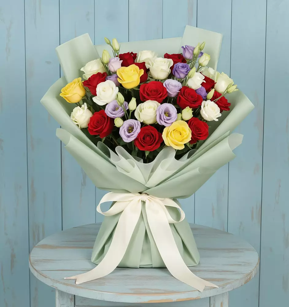 Букет цветов из: Розы в Ямуге